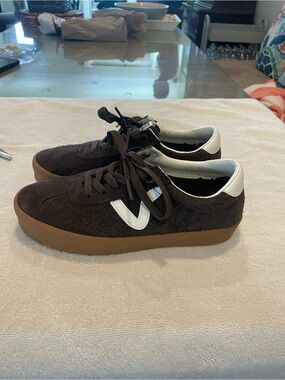 Vans Brown Suede Sneakers